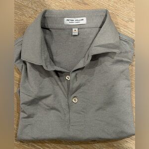 Peter Millar Polo Shirt - Gray Stripes